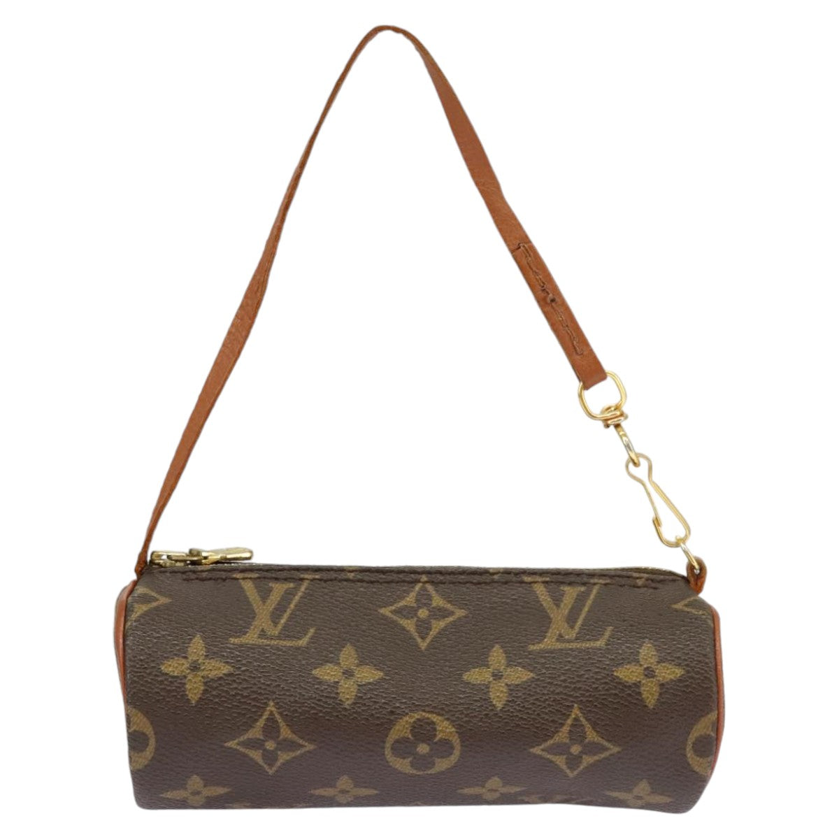 LOUIS VUITTON Monogram Papillon Pouch LV Auth 100596