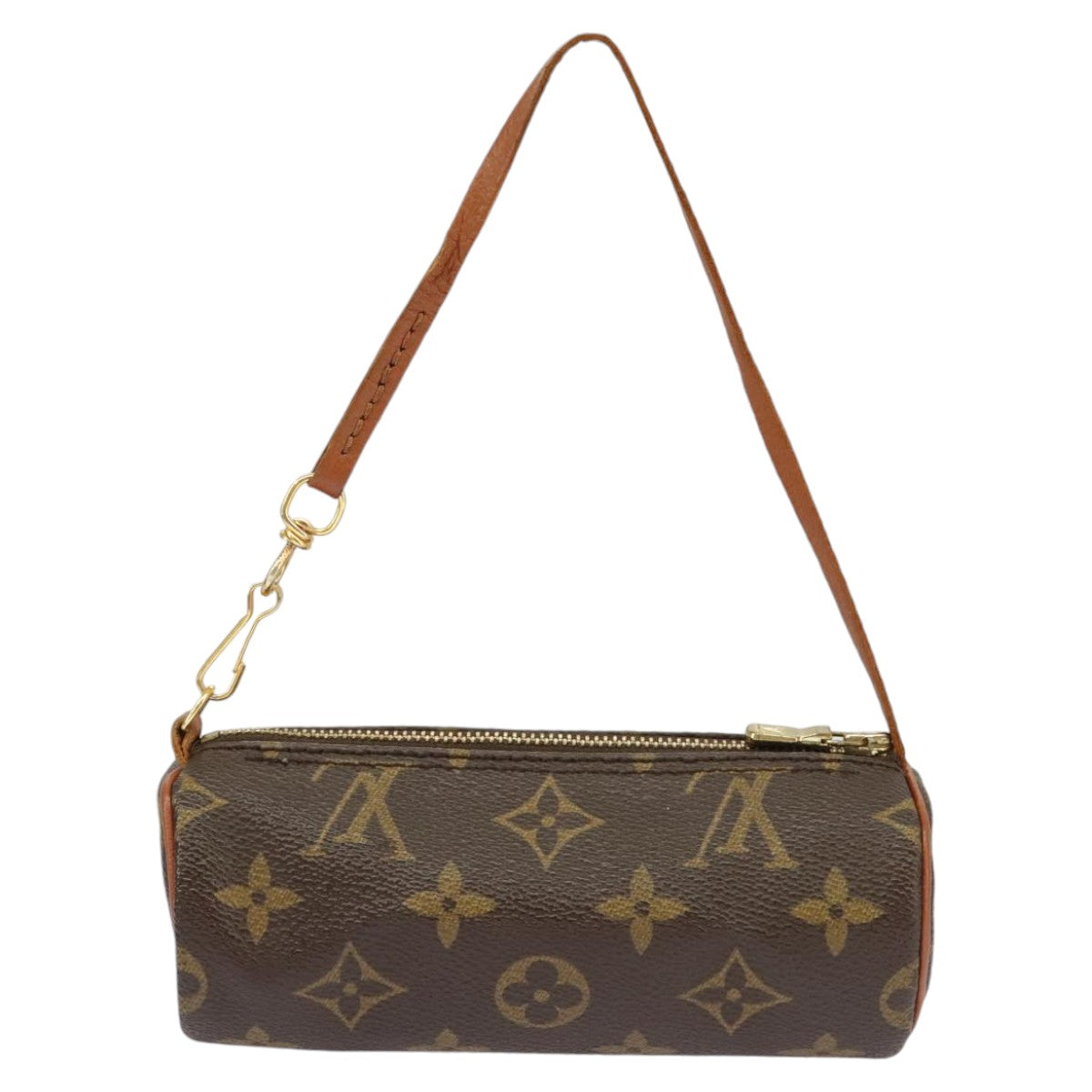 LOUIS VUITTON Monogram Papillon Pouch LV Auth 100596