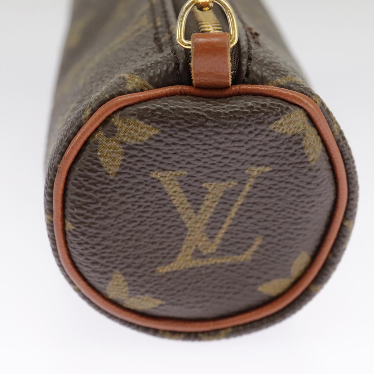 LOUIS VUITTON Monogram Papillon Pouch LV Auth 100596