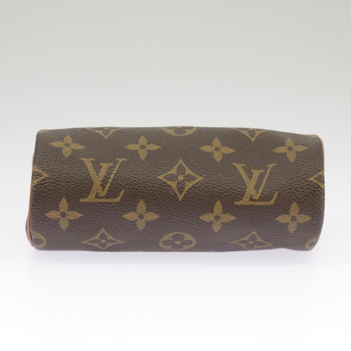 LOUIS VUITTON Monogram Papillon Pouch LV Auth 100596