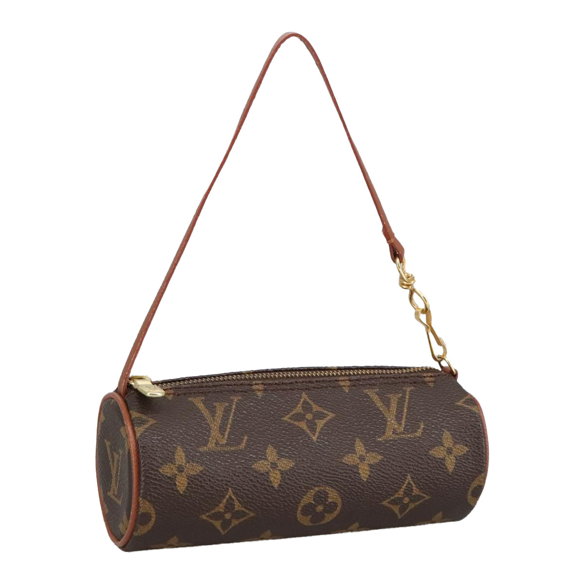 LOUIS VUITTON Monogram Papillon Pouch LV Auth 100598