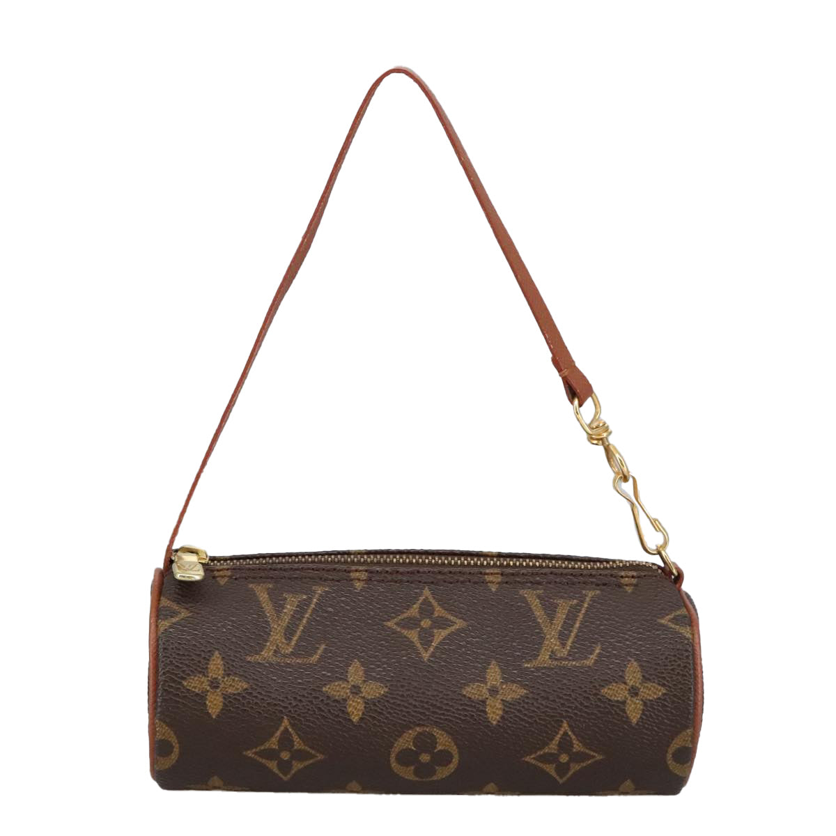 LOUIS VUITTON Monogram Papillon Pouch LV Auth 100598