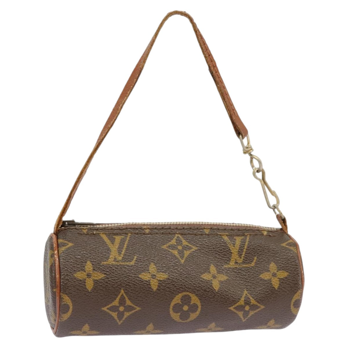 LOUIS VUITTON Monogram Papillon Pouch LV Auth 100599