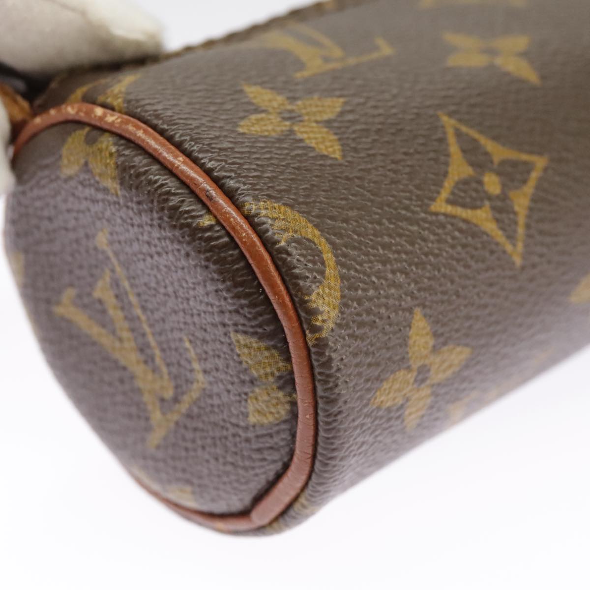 LOUIS VUITTON Monogram Papillon Pouch LV Auth 100599