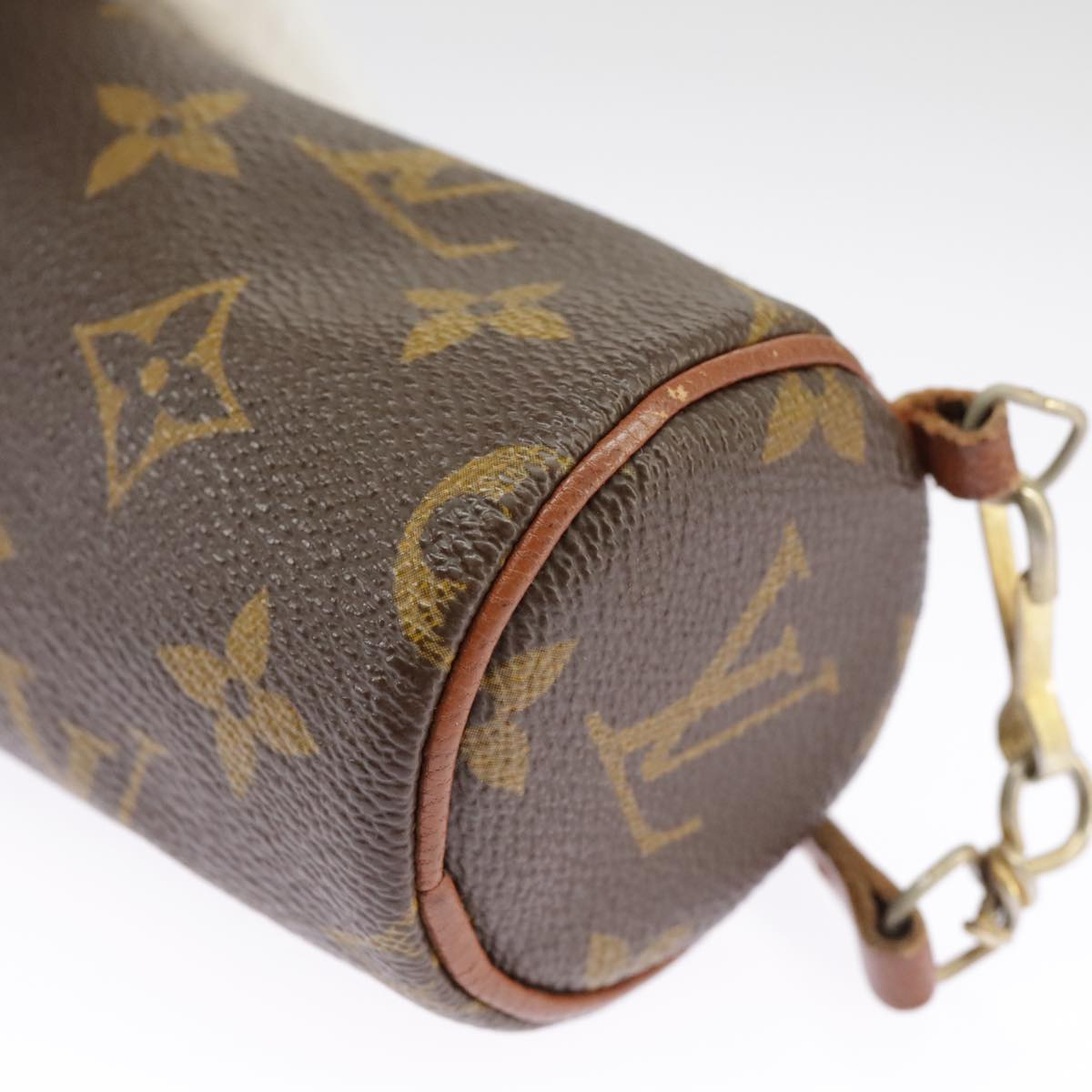 LOUIS VUITTON Monogram Papillon Pouch LV Auth 100599