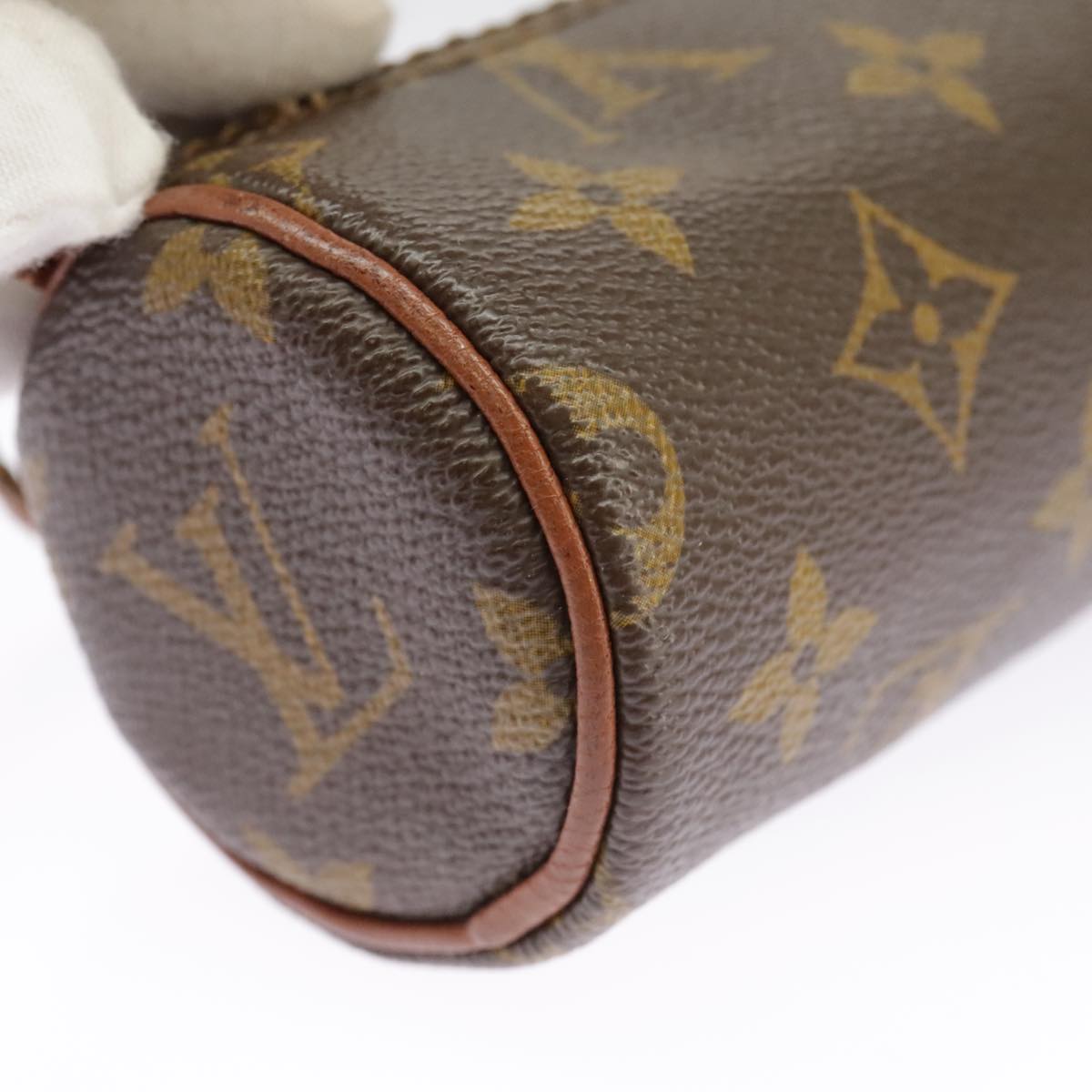 LOUIS VUITTON Monogram Papillon Pouch LV Auth 100599