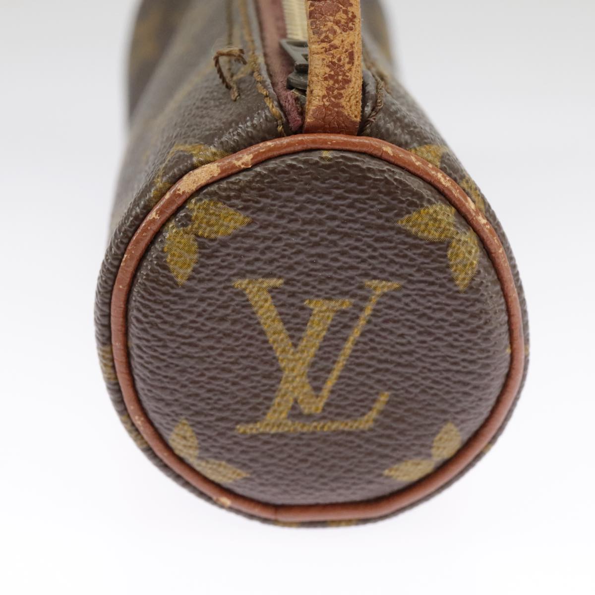 LOUIS VUITTON Monogram Papillon Pouch LV Auth 100599