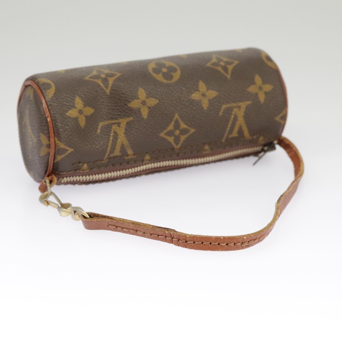 LOUIS VUITTON Monogram Papillon Pouch LV Auth 100599