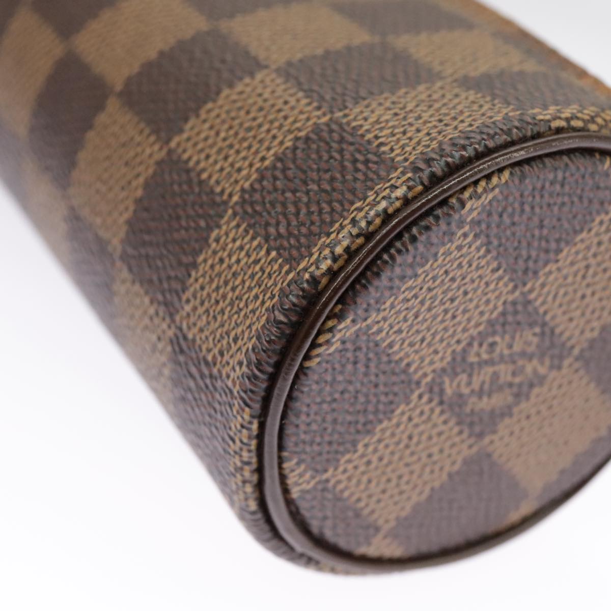 LOUIS VUITTON Damier Ebene Papillon Pouch LV Auth 100600