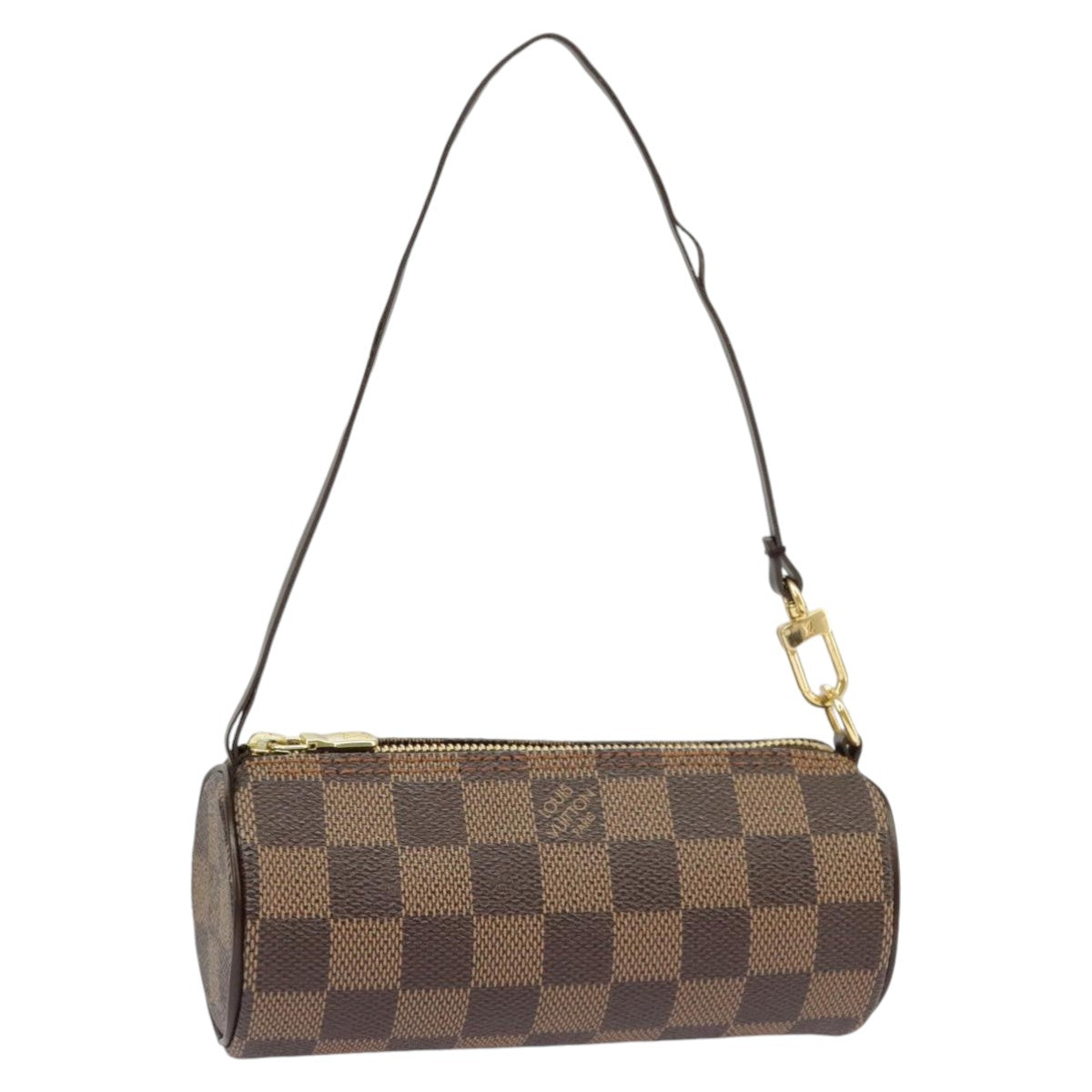 LOUIS VUITTON Damier Ebene Papillon Pouch LV Auth 100600