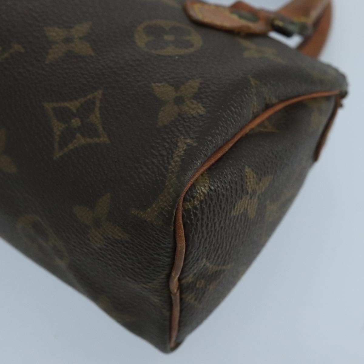 LOUIS VUITTON Monogram Mini Speedy Hand Bag M41534 LV Auth 100604