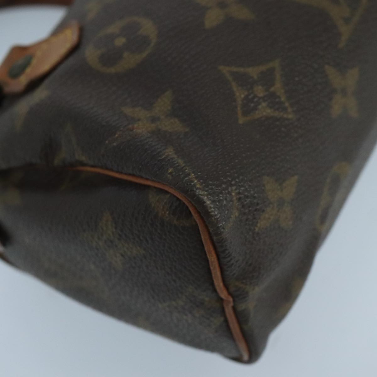 LOUIS VUITTON Monogram Mini Speedy Hand Bag M41534 LV Auth 100604