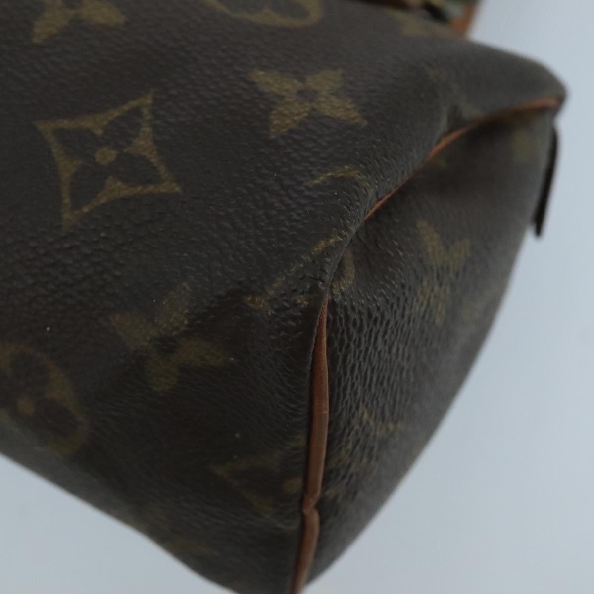 LOUIS VUITTON Monogram Mini Speedy Hand Bag M41534 LV Auth 100604