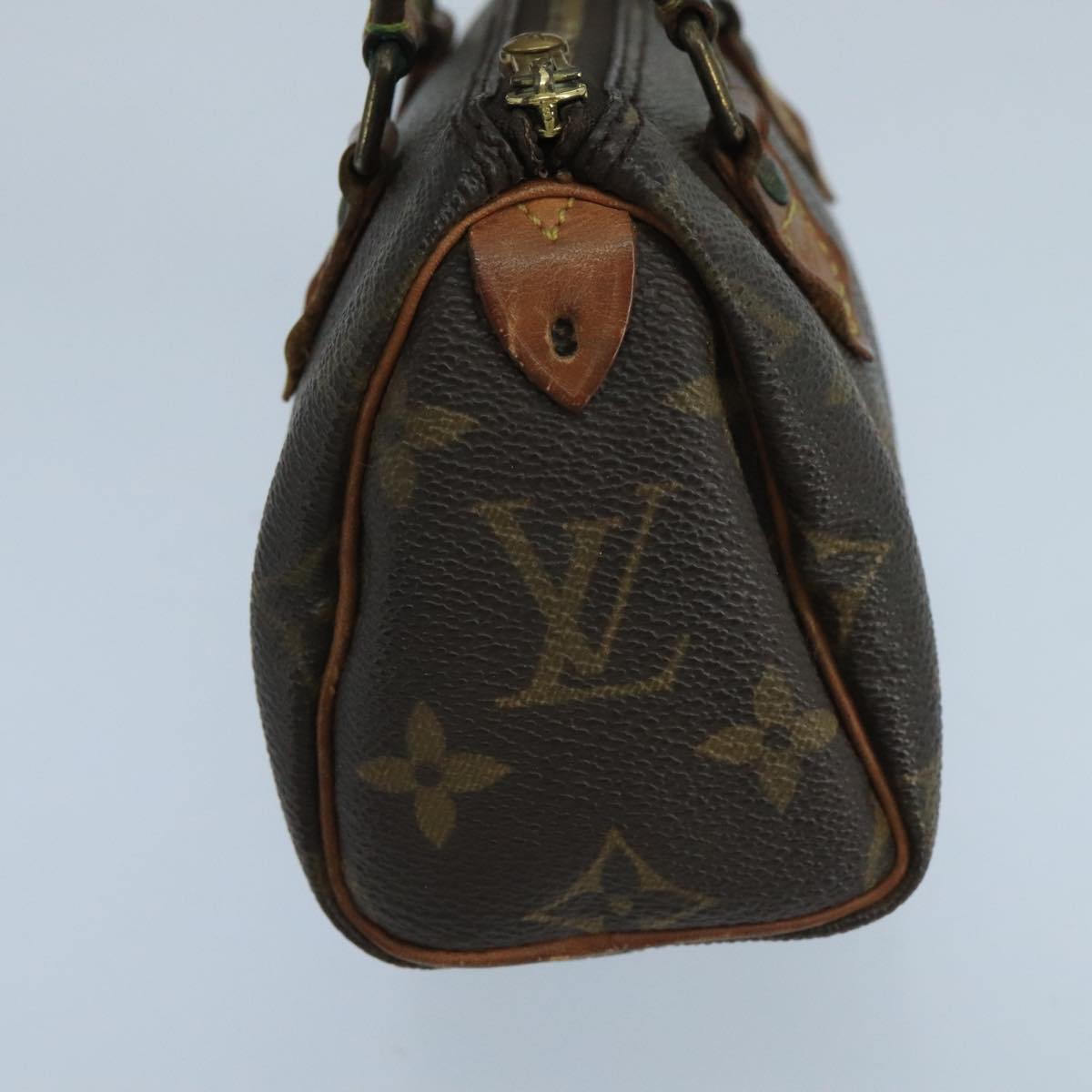 LOUIS VUITTON Monogram Mini Speedy Hand Bag M41534 LV Auth 100604