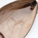 LOUIS VUITTON Monogram Trousse Demi Ronde Cosmetic Pouch M47520 LV Auth 100605-10