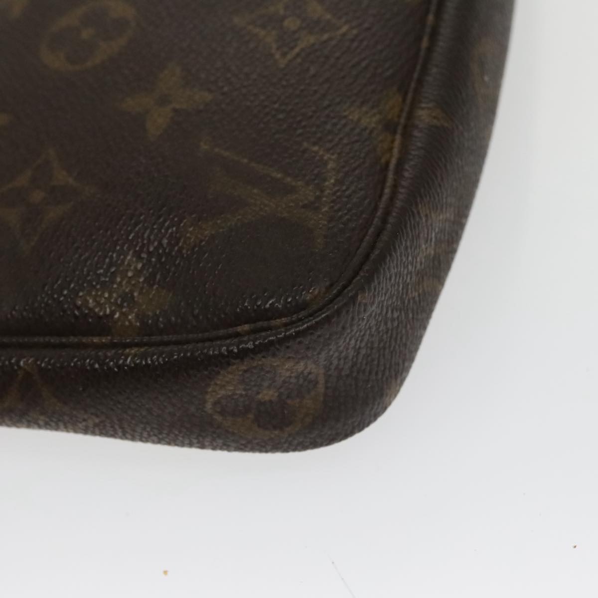 LOUIS VUITTON Monogram Pochette Accessoires Pouch M51980 LV Auth 100606