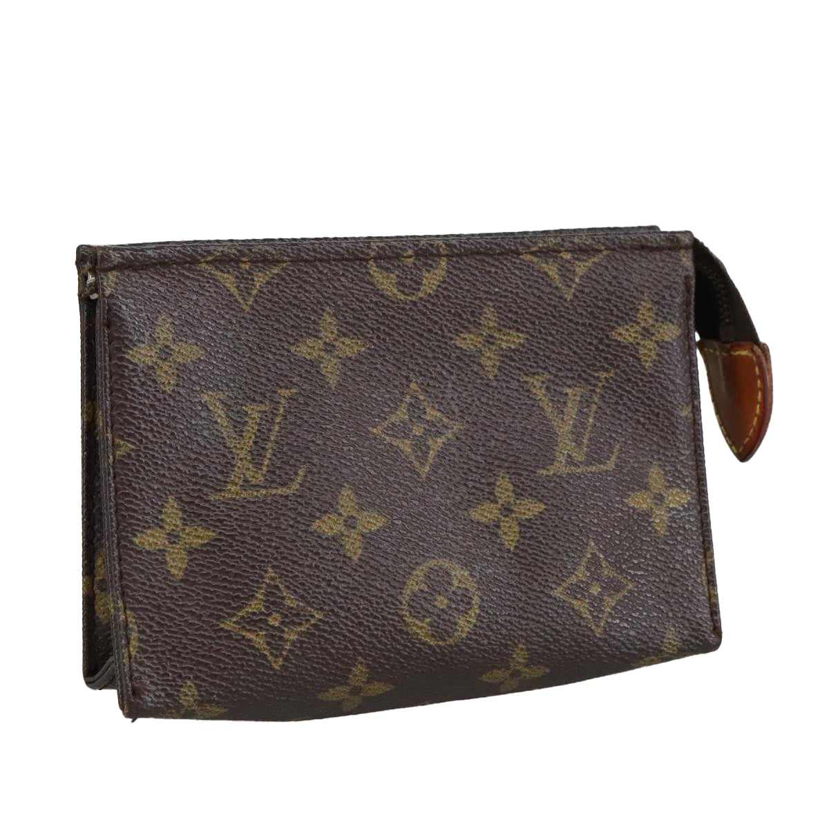 LOUIS VUITTON Monogram Poche Toilette 15 Pouch M47546 LV Auth 100613