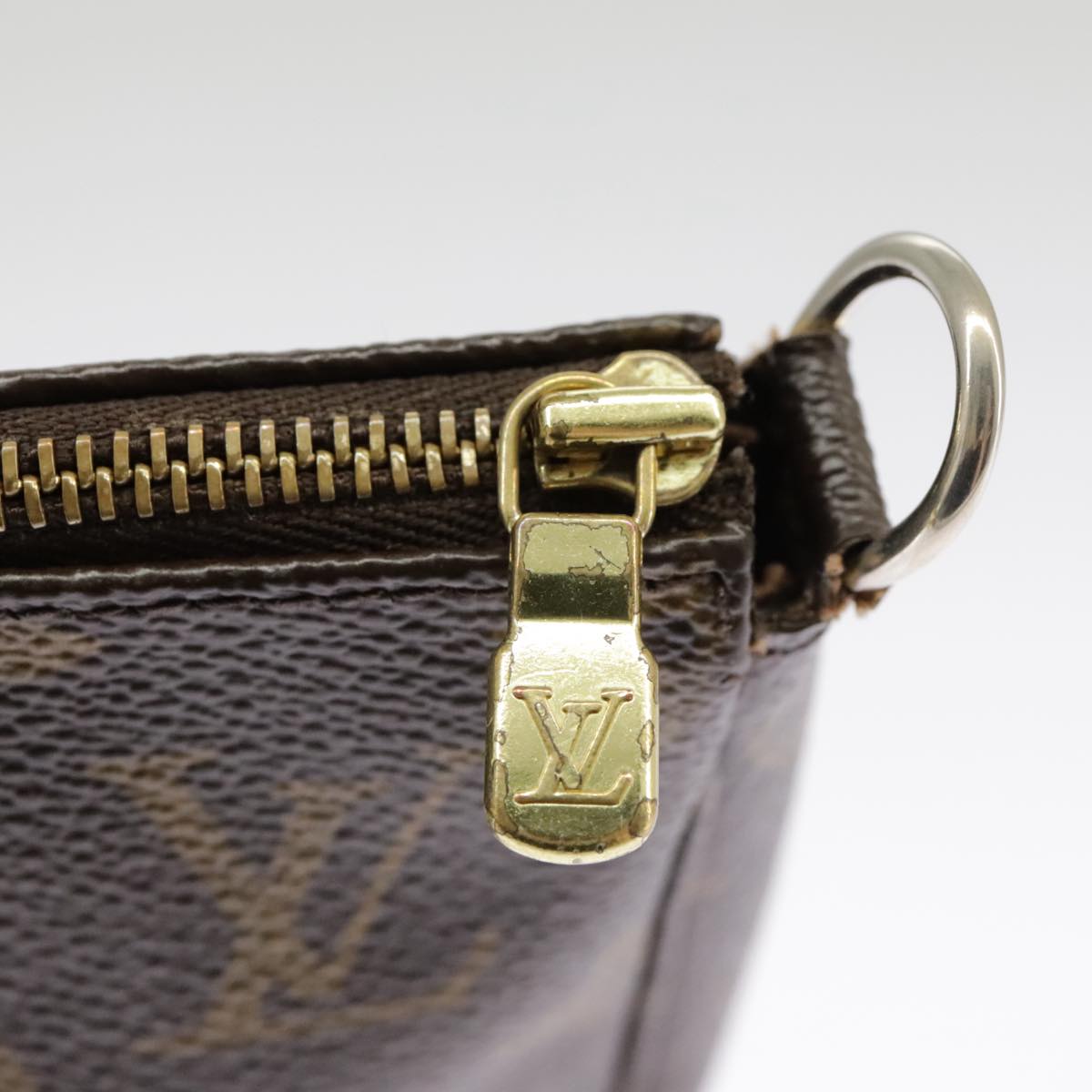 LOUIS VUITTON Monogram Pochette Accessoires Pouch M51980 LV Auth 100614