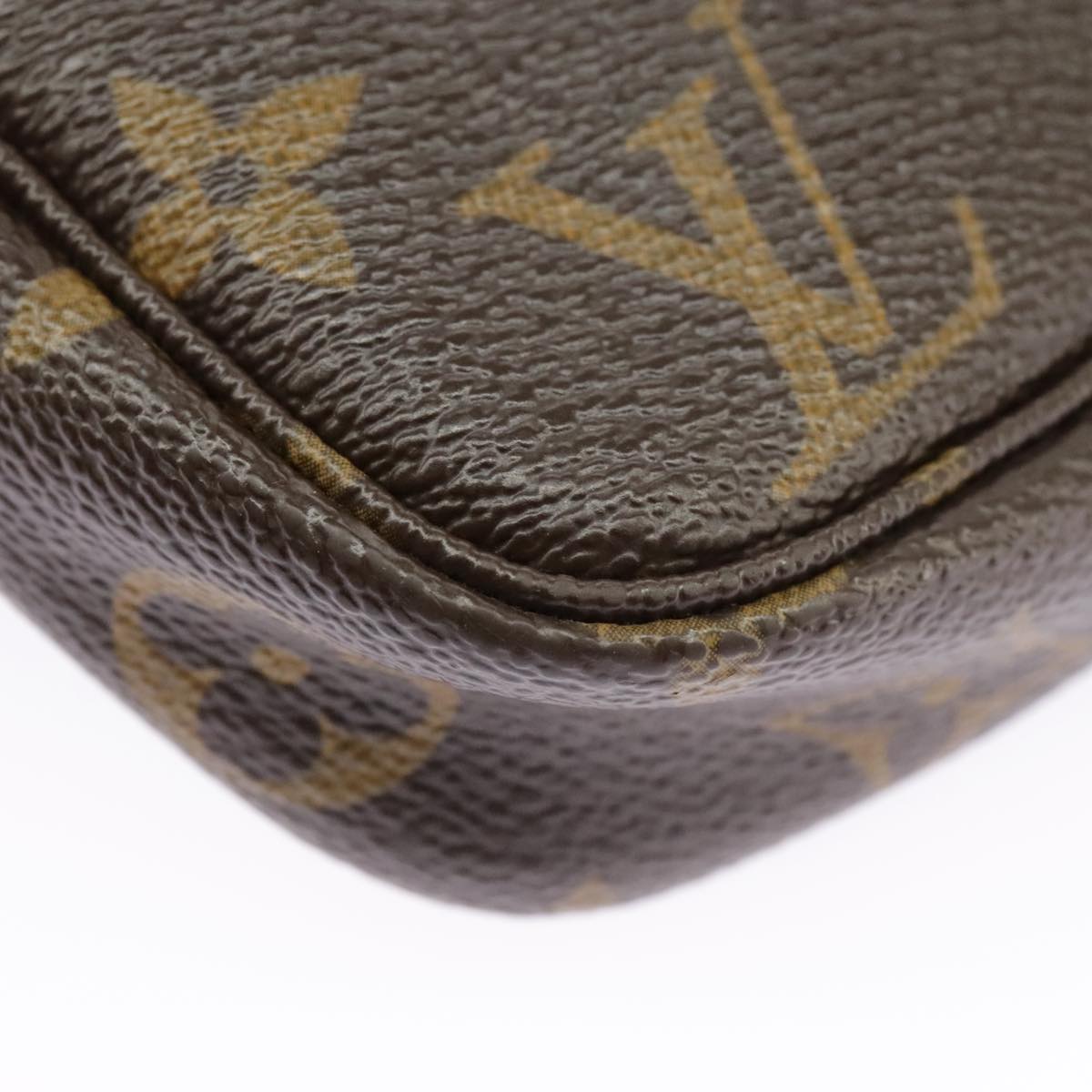 LOUIS VUITTON Monogram Pochette Accessoires Pouch M51980 LV Auth 100614