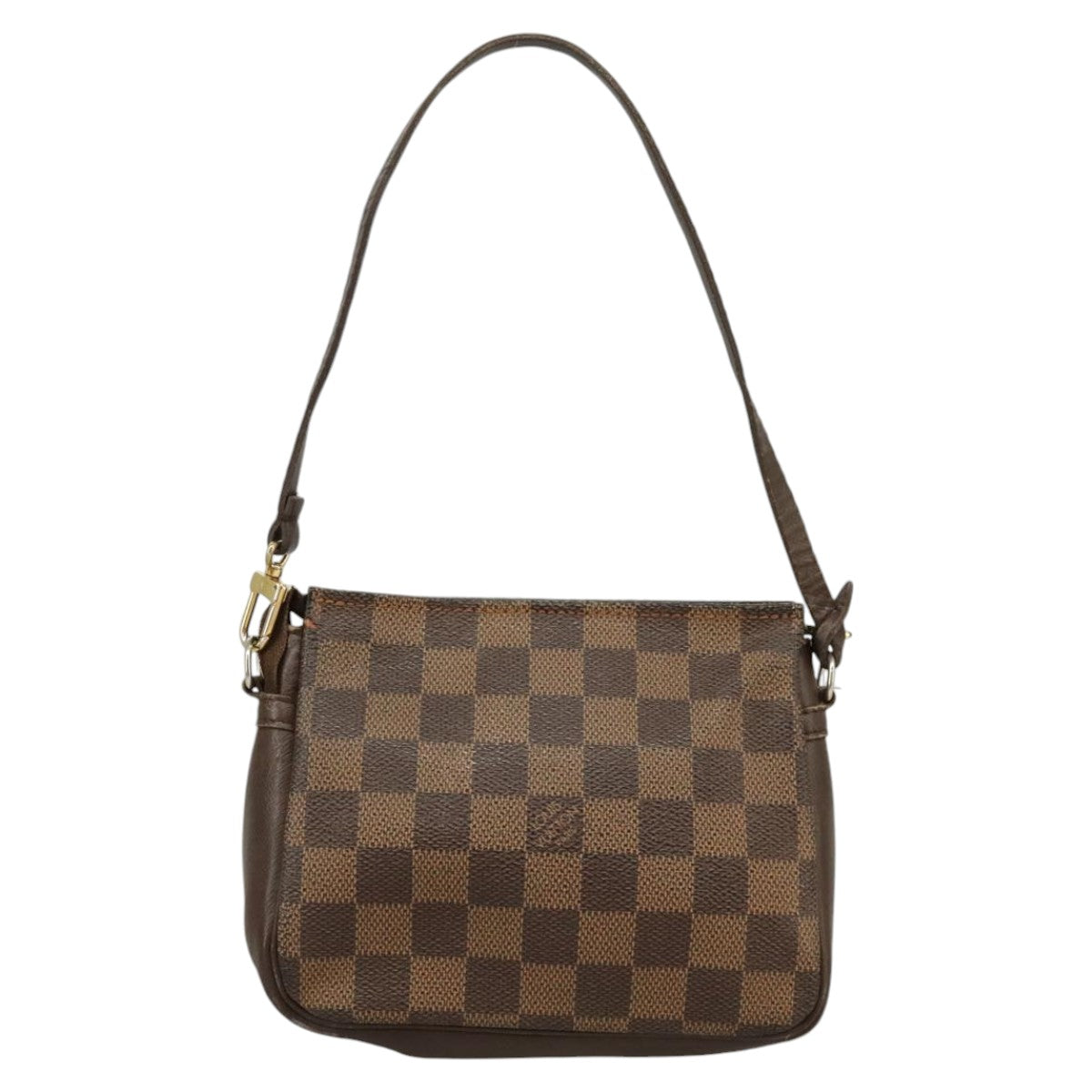 LOUIS VUITTON Damier Ebene Trousse Makeup Pouch N51982 LV Auth 100618 - 0