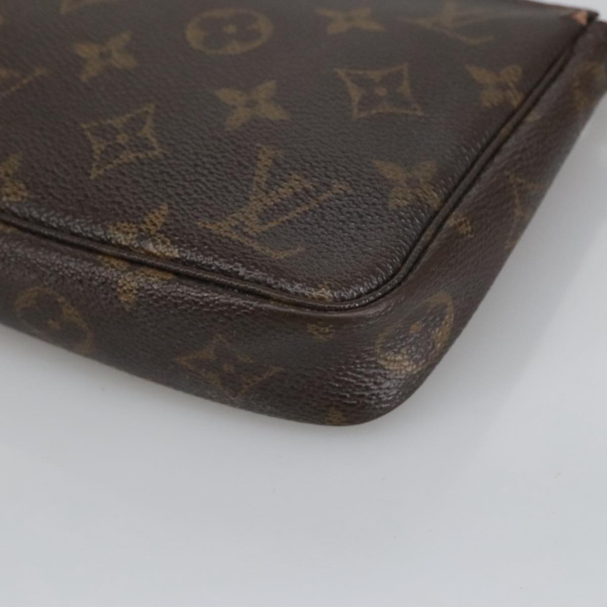 LOUIS VUITTON Monogram Pochette Accessoires Pouch M51980 LV Auth 100619