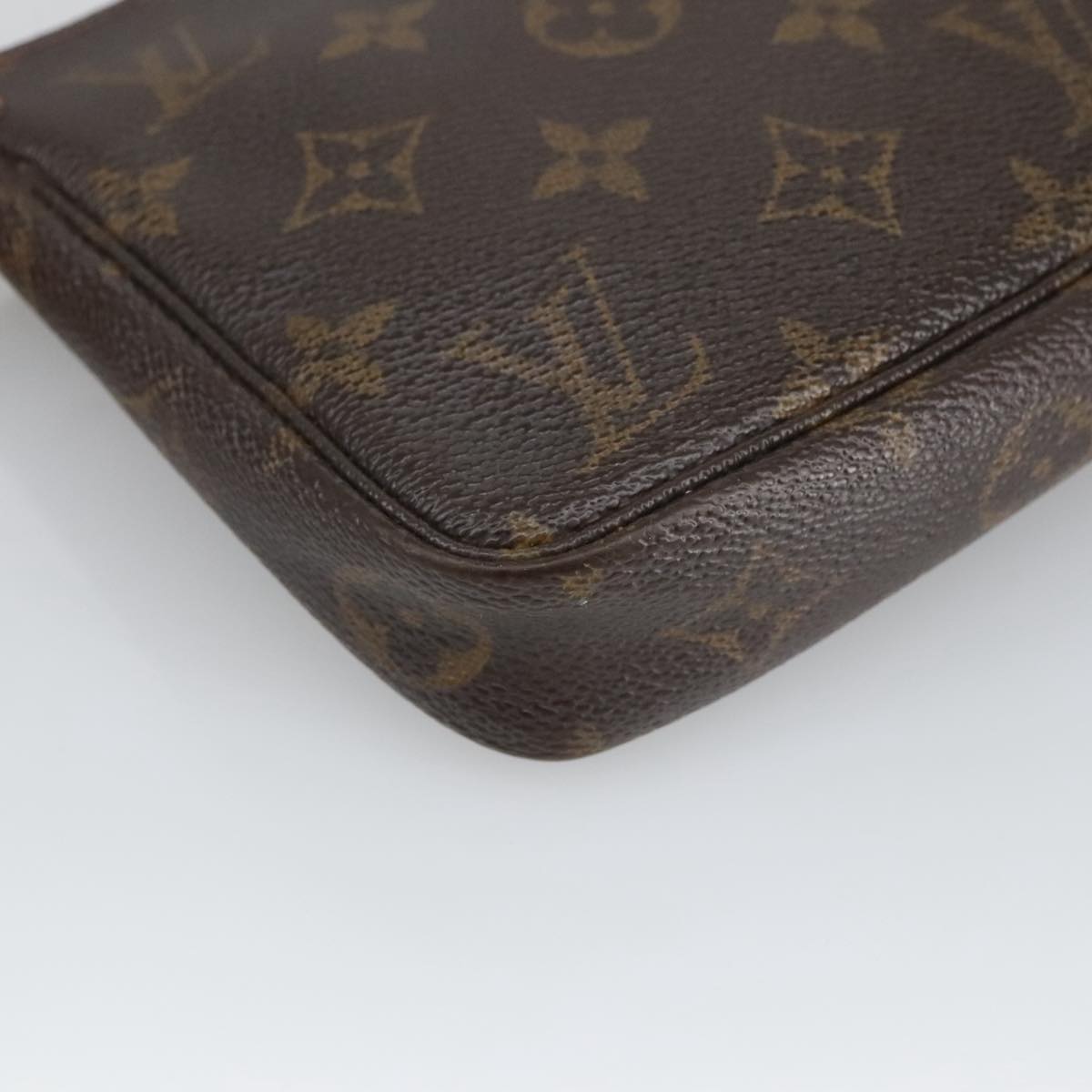 LOUIS VUITTON Monogram Pochette Accessoires Pouch M51980 LV Auth 100619