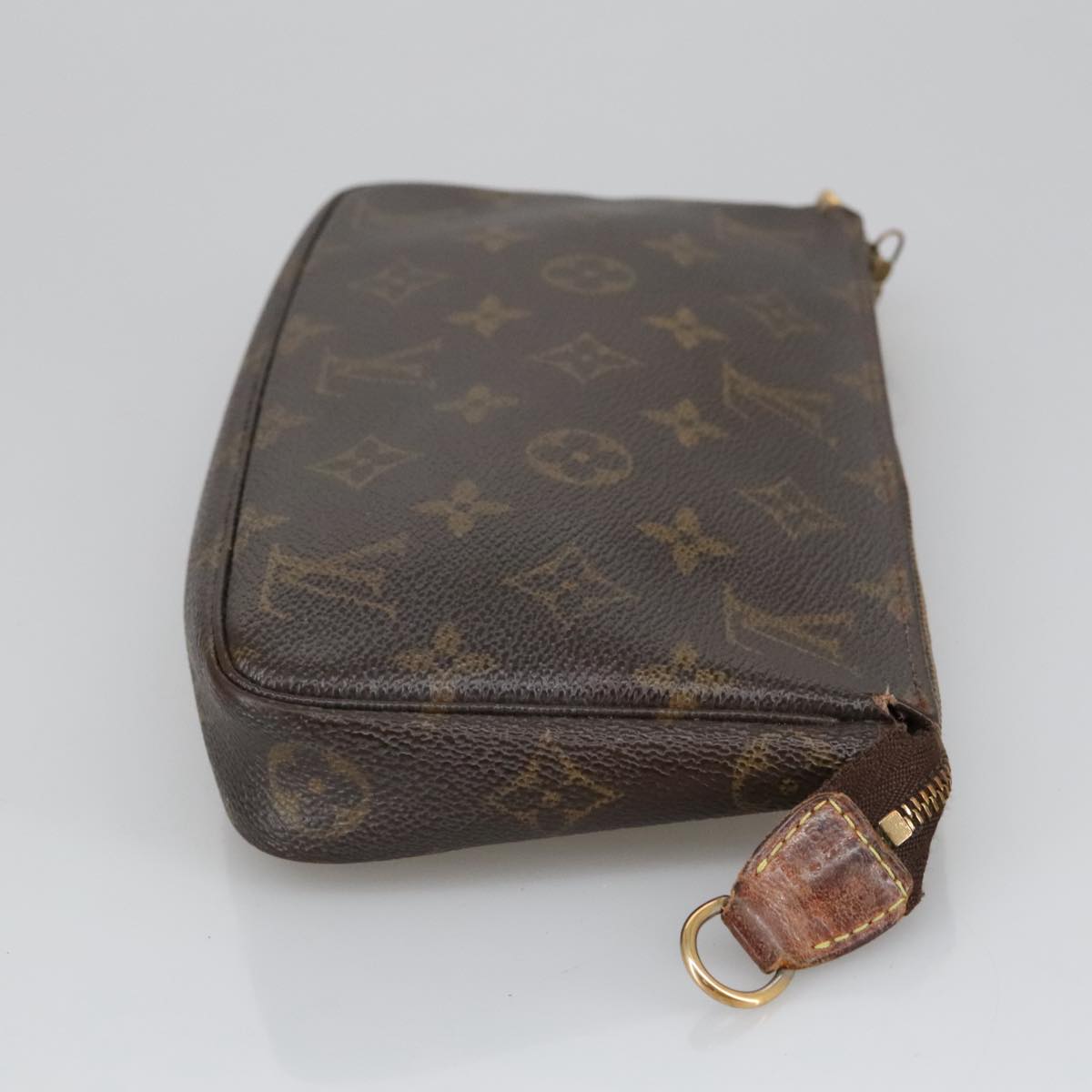 LOUIS VUITTON Monogram Pochette Accessoires Pouch M51980 LV Auth 100619