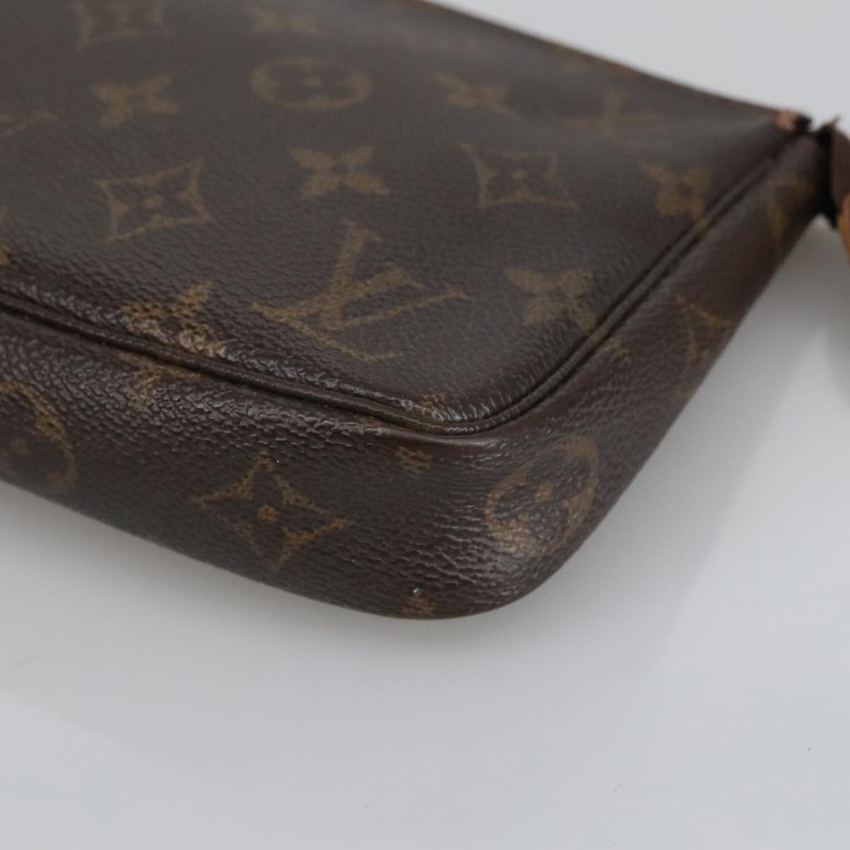 LOUIS VUITTON Monogram Pochette Accessoires Pouch M51980 LV Auth 100619