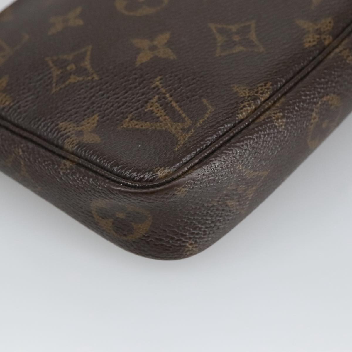 LOUIS VUITTON Monogram Pochette Accessoires Pouch M51980 LV Auth 100619