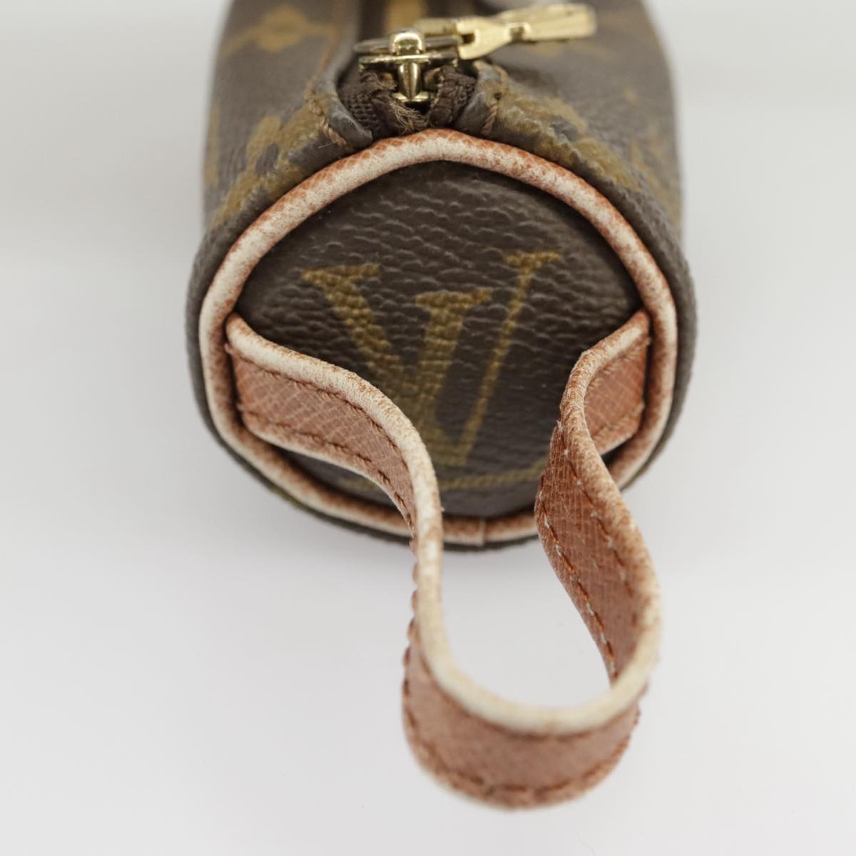 LOUIS VUITTON Monogram Etui 3 Ball de Golf Pouch M58249 LV Auth 100621