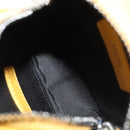 Christian Dior Trotter Canvas Shoulder Bag Yellow Silver Auth 100623V-11