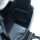 Salvatore Ferragamo Gancini Hand Bag Leather Black Auth 100624V-19