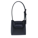 Salvatore Ferragamo Gancini Hand Bag Leather Black Auth 100624V-2