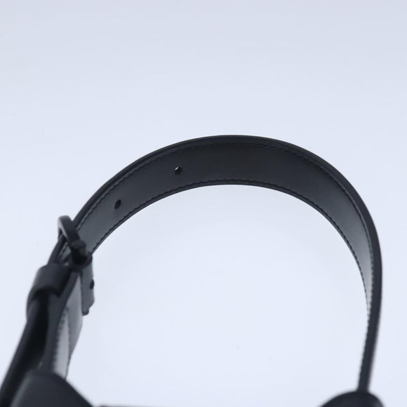 Salvatore Ferragamo Gancini Hand Bag Leather Black Auth 100624V