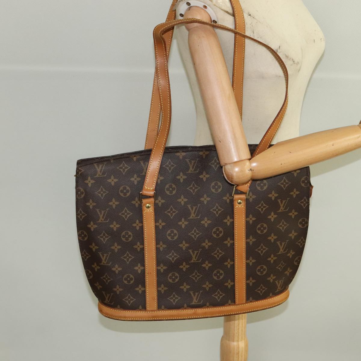 LOUIS VUITTON Monogram Babylone Tote Bag M51102 LV Auth 100625