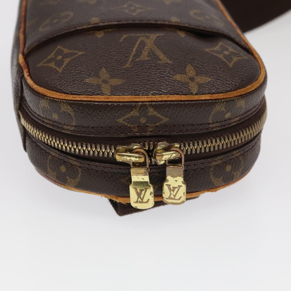 LOUIS VUITTON Monogram Pochette Gange Shoulder Bag M51870 LV Auth 100628