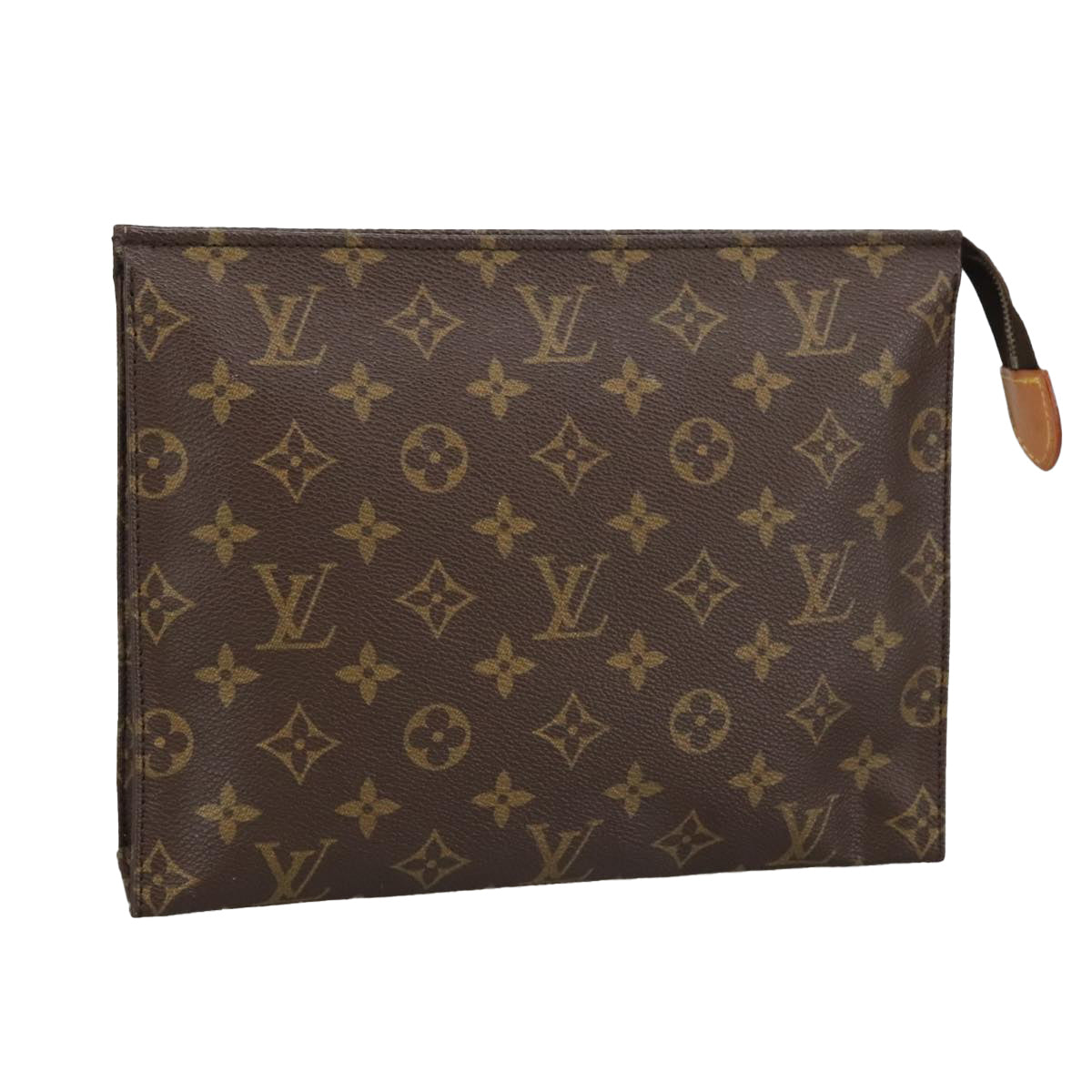 LOUIS VUITTON Monogram Poche Toilette 26 Pouch M47542 LV Auth 100632