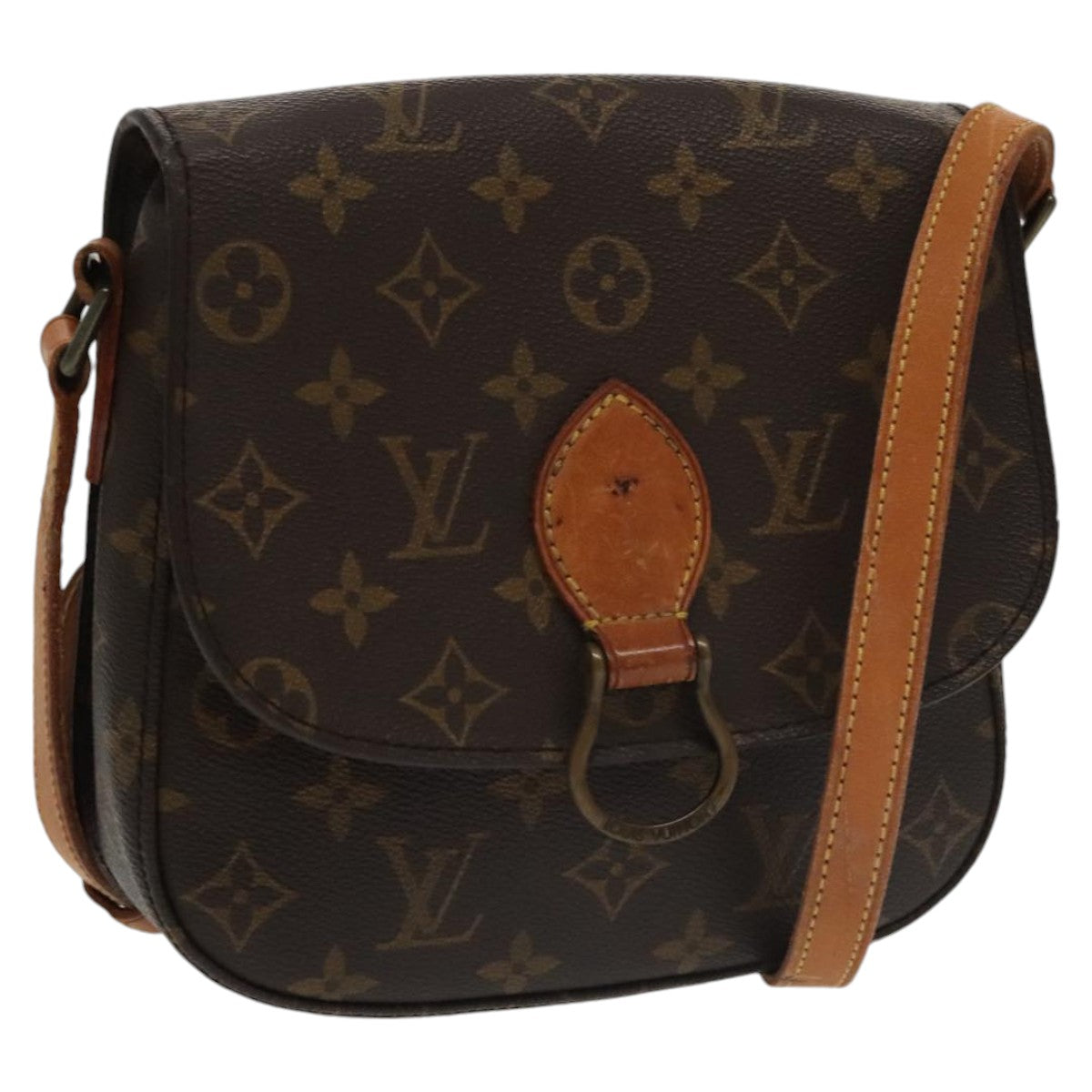 LOUIS VUITTON Monogram Saint Cloud MM Shoulder Bag M51243 LV Auth 100633