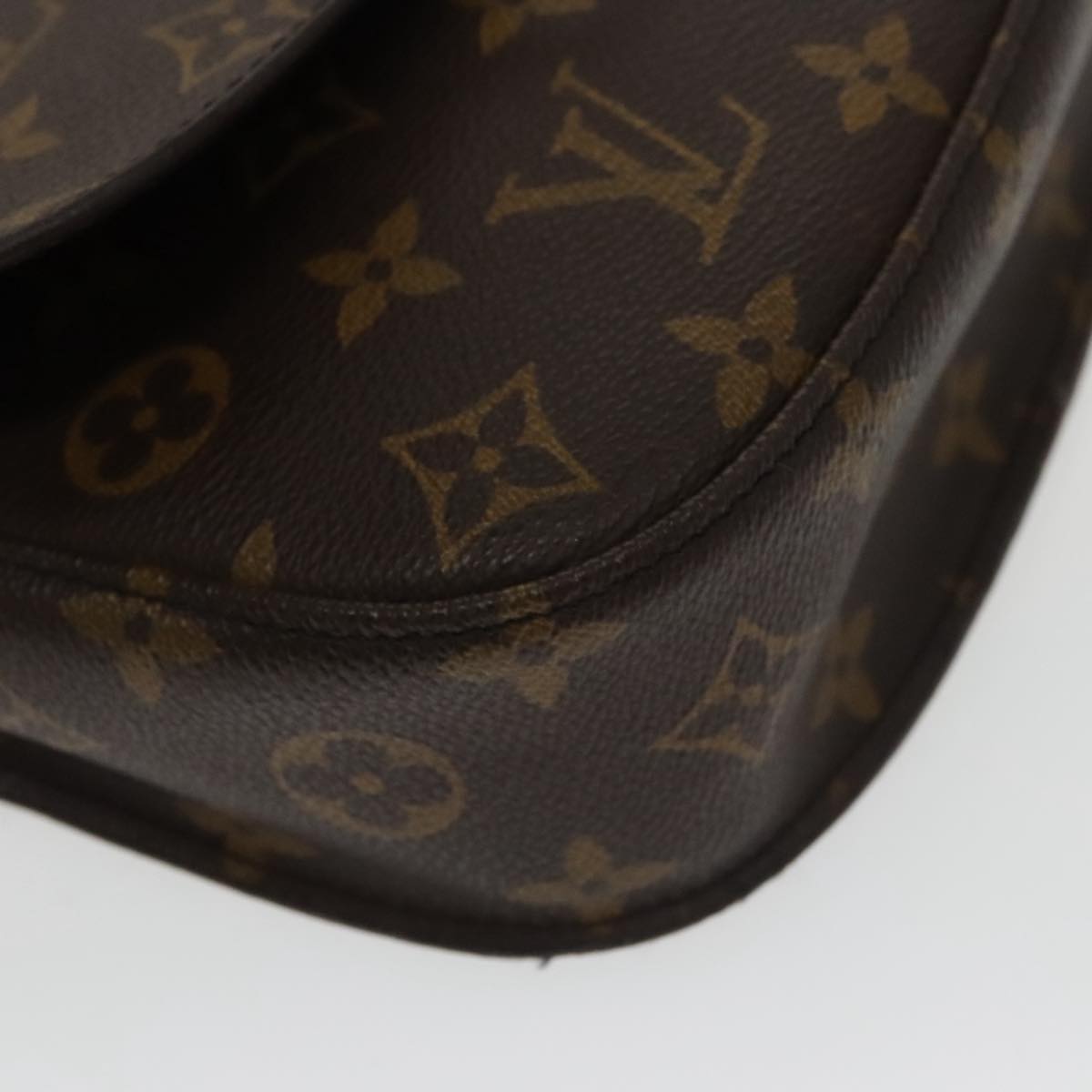 LOUIS VUITTON Monogram Saint Cloud MM Shoulder Bag M51243 LV Auth 100633