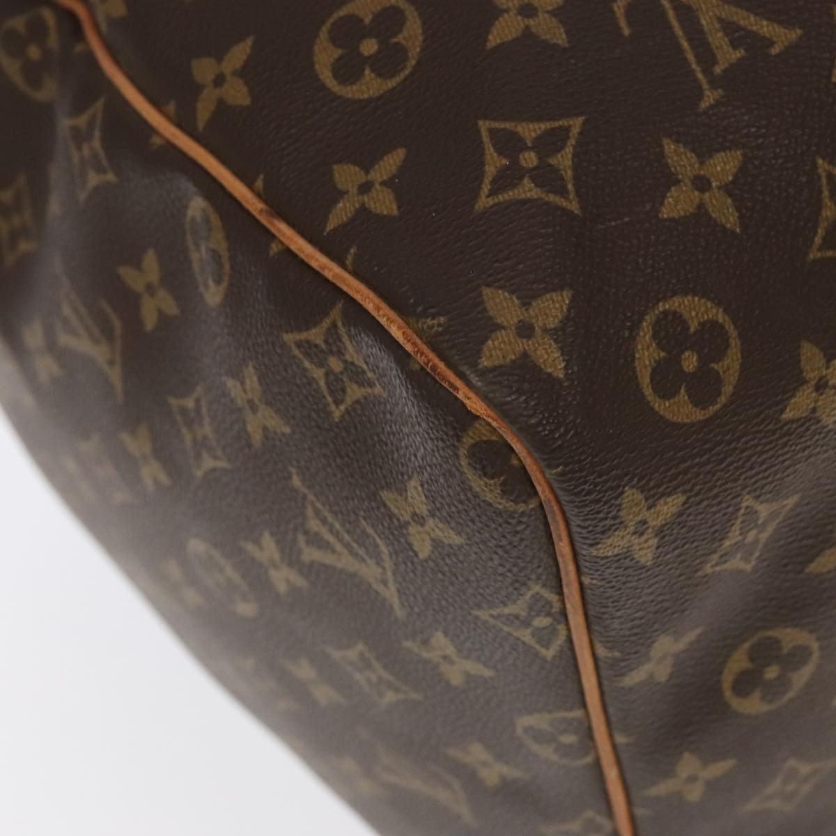 LOUIS VUITTON Monogram Keepall 60 Boston Bag M41422 LV Auth 100634