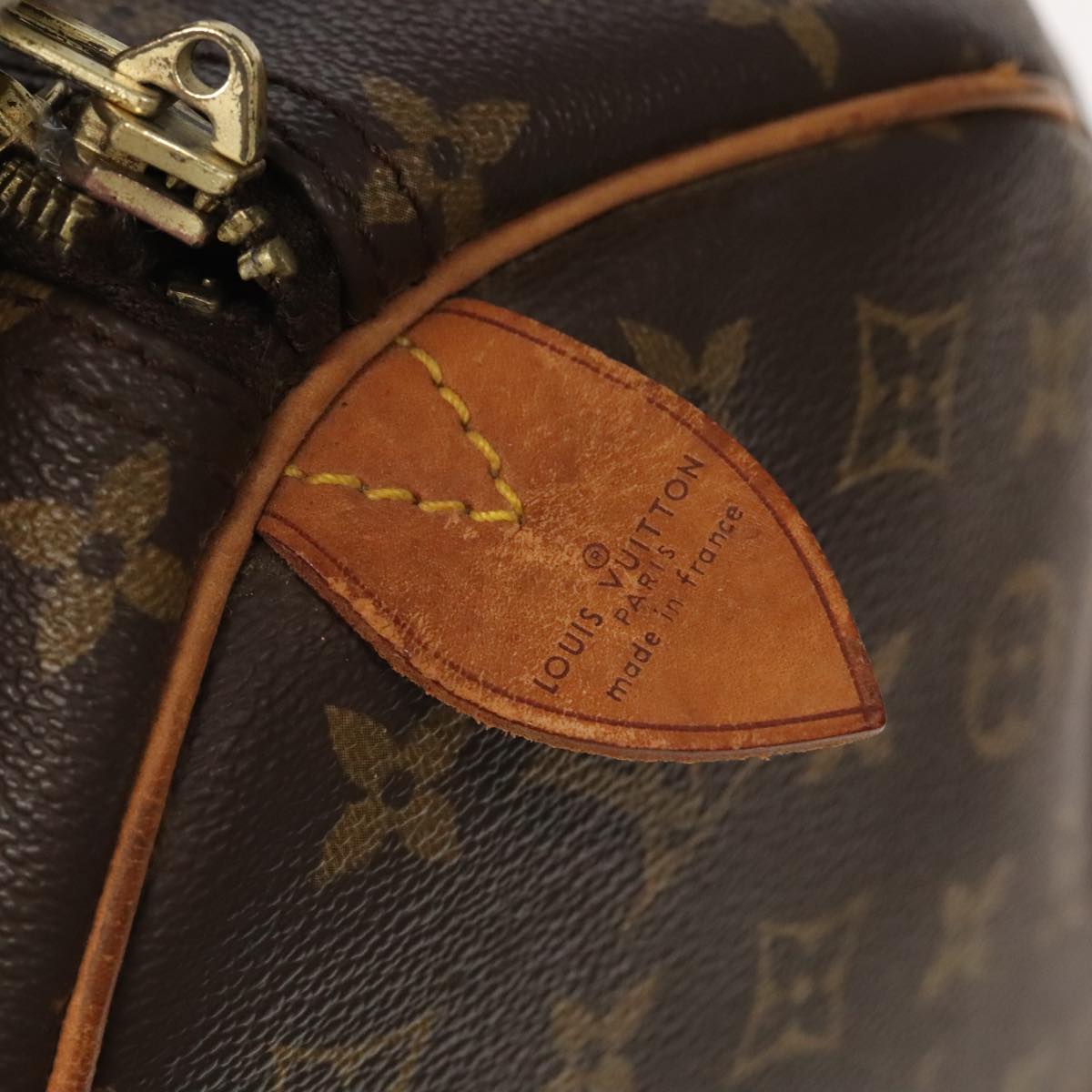 LOUIS VUITTON Monogram Keepall 60 Boston Bag M41422 LV Auth 100634