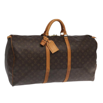 LOUIS VUITTON Monogram Keepall 60 Boston Bag M41422 LV Auth 100635