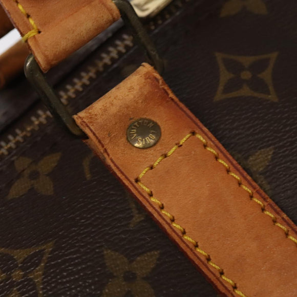LOUIS VUITTON Monogram Keepall 60 Boston Bag M41422 LV Auth 100635