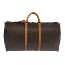 LOUIS VUITTON Monogram Keepall 60 Boston Bag M41422 LV Auth 100635-13