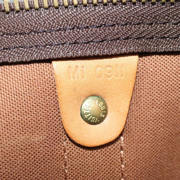 LOUIS VUITTON Monogram Keepall 60 Boston Bag M41422 LV Auth 100635
