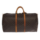 LOUIS VUITTON Monogram Keepall 60 Boston Bag M41422 LV Auth 100635-2