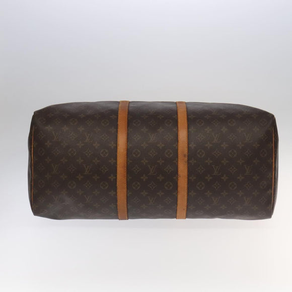 LOUIS VUITTON Monogram Keepall 60 Boston Bag M41422 LV Auth 100635