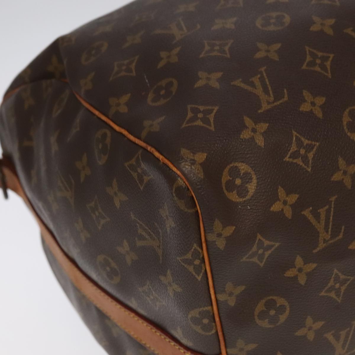 LOUIS VUITTON Monogram Keepall Bandouliere 60 Boston Bag M41412 LV Auth 100636