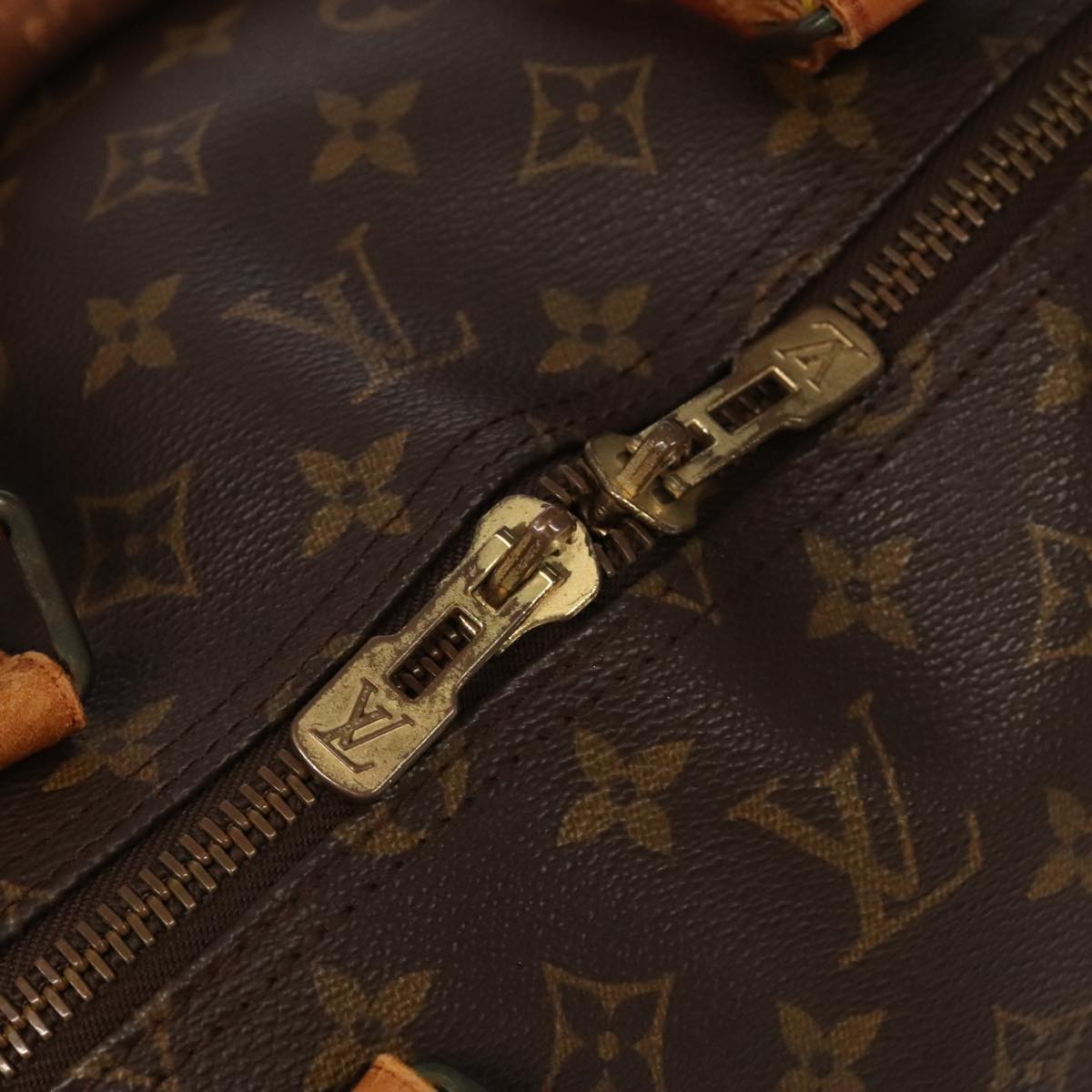 LOUIS VUITTON Monogram Keepall Bandouliere 60 Boston Bag M41412 LV Auth 100636