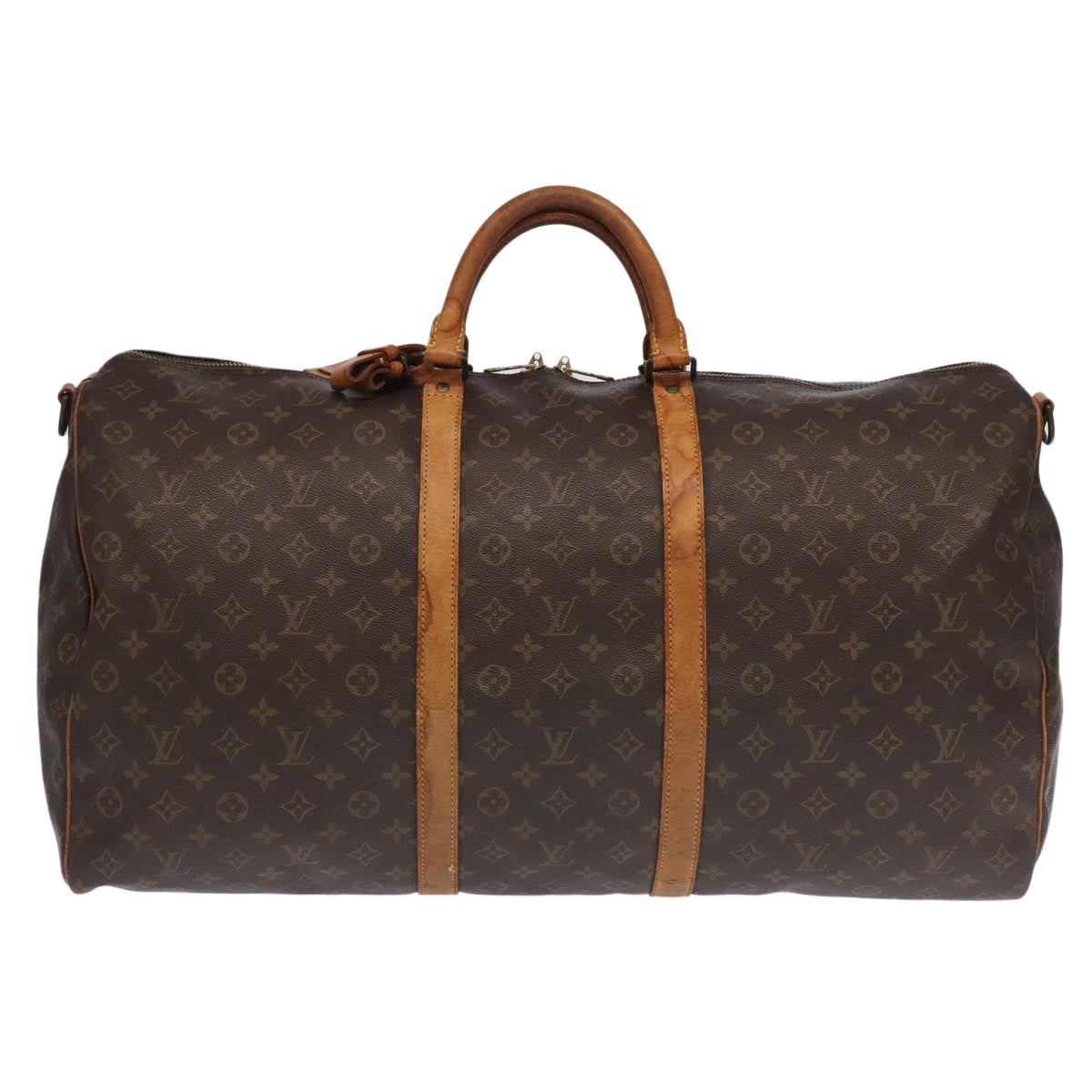 LOUIS VUITTON Monogram Keepall Bandouliere 60 Boston Bag M41412 LV Auth 100636 - 0